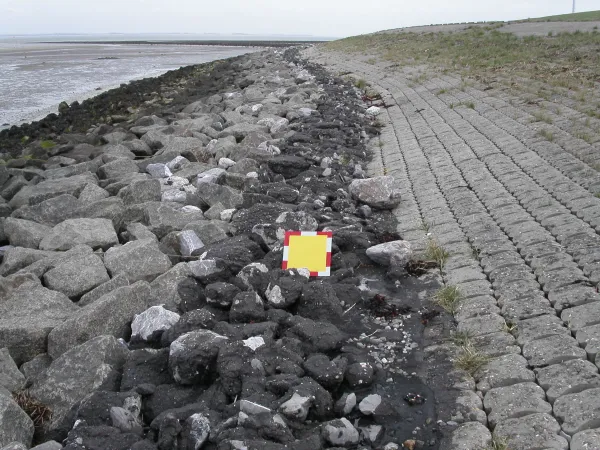 Geen verzakkingen of opbollingen